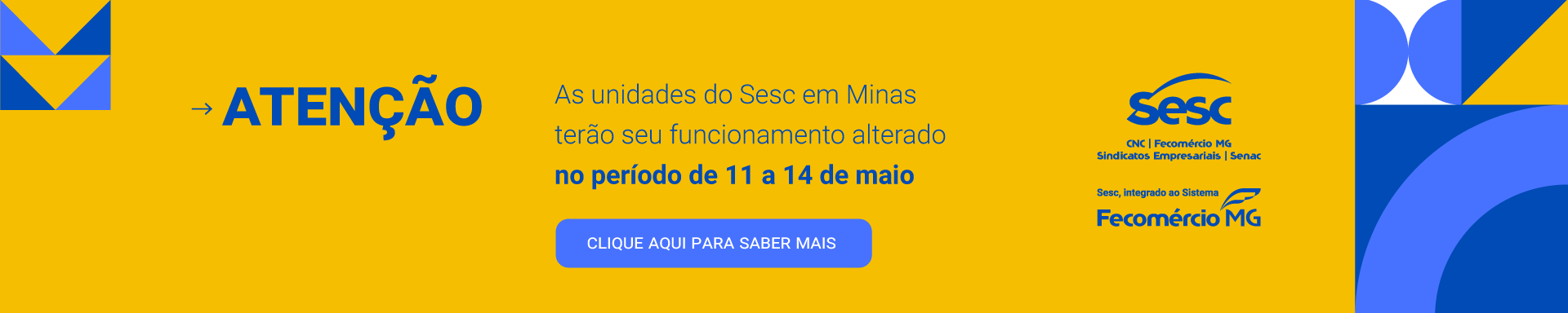 [INSTITUCIONAL] Funcionamento Unidades Semana S