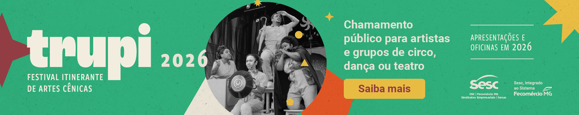 Trupi 2026 – Chamamento público